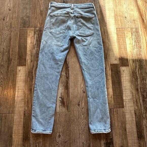 Agolde Toni Mid Rise Straight Jean Medium Wash Size 27 - Picture 4 of 5